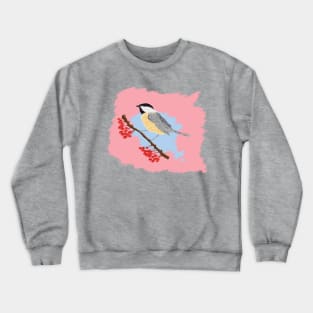 Black-Capped Chickadee Crewneck Sweatshirt